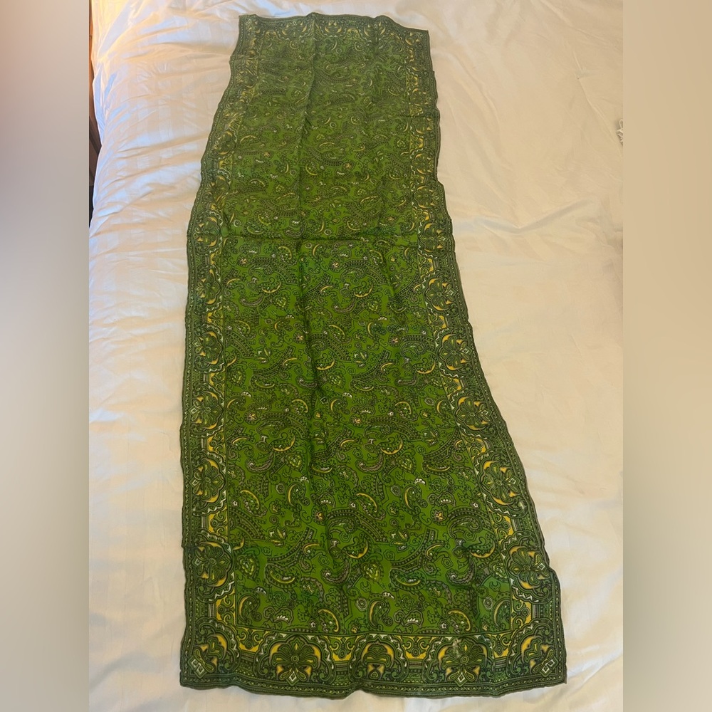 Green Paisley Scarf